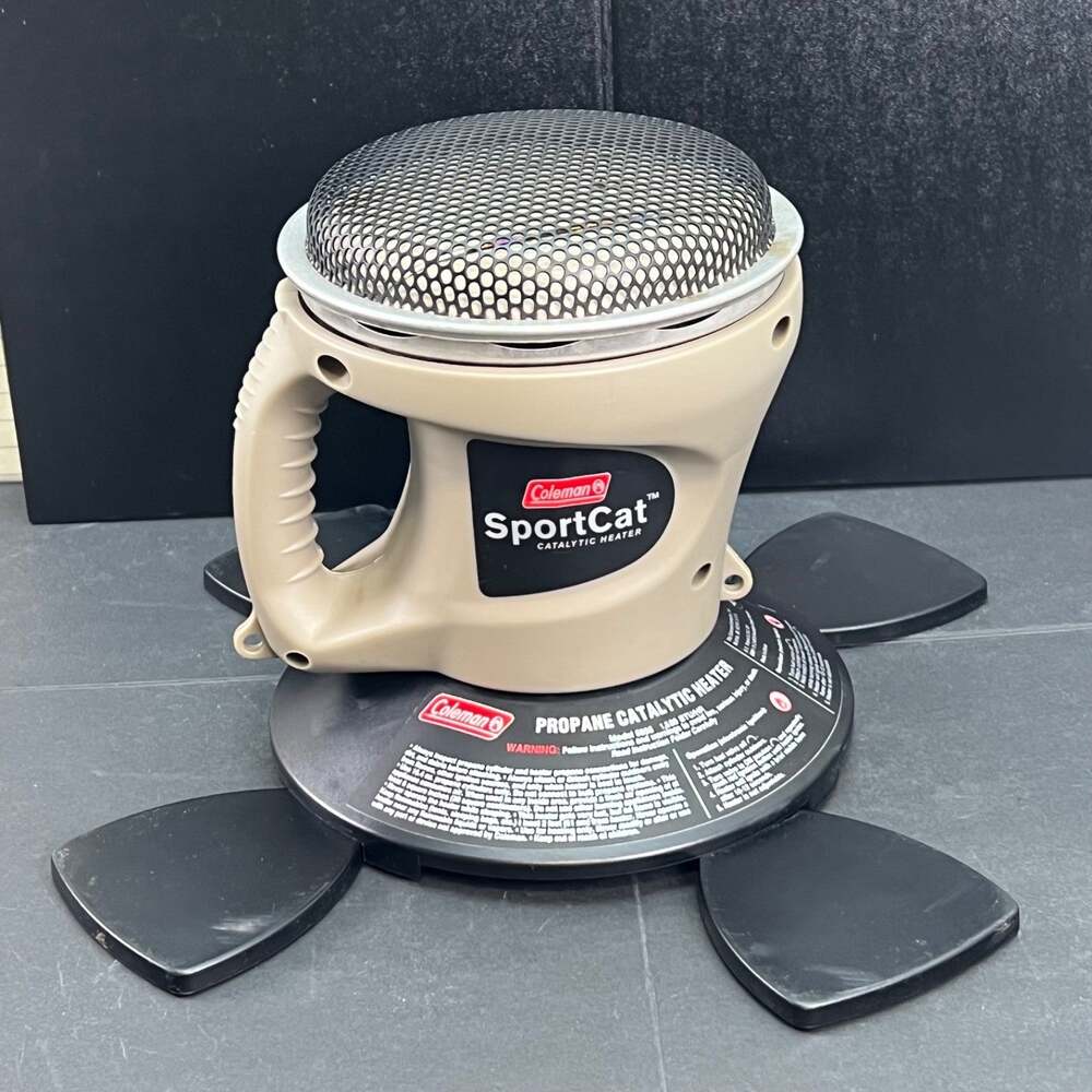 Coleman SportCat 5035-751 Propane Catalytic Heater 1500 BTU InstaStart Tested